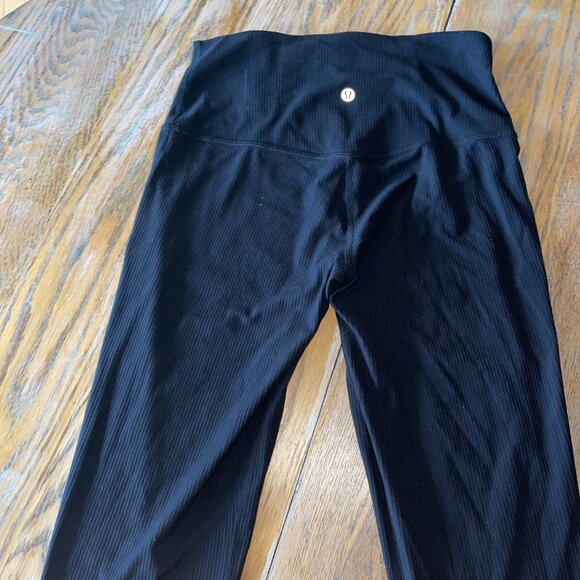 LULULEMON bootleg ribbed legging /6/LW5GA8S.04/super condition - Picture 2 of 4